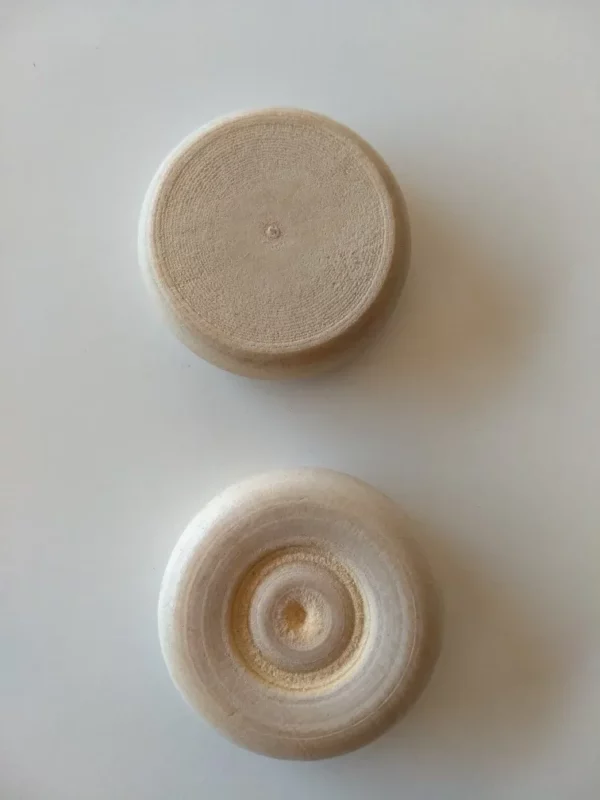 10 Ruedas Rueditas Madera Dura 34 y 45mm Diámetro X 1 Cm Espesor