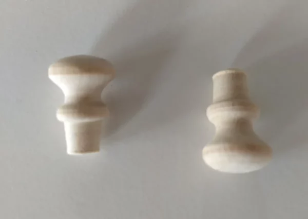 100 Tiradores Mini En Madera Dura Para Llavero Artesanías